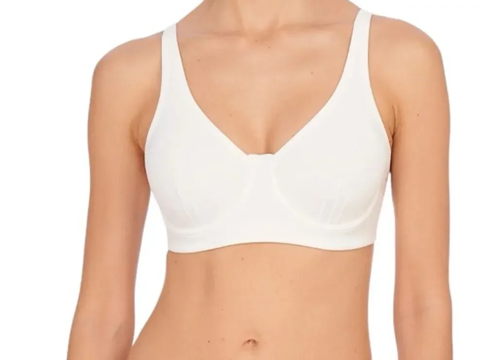 Natori sports bra 731439 Convertible COOLMAX High Impact Performance white 32B - Picture 1 of 9